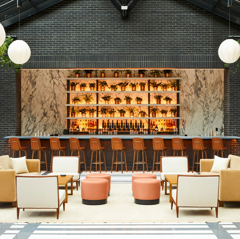 Shinola Hotel lounge/bar